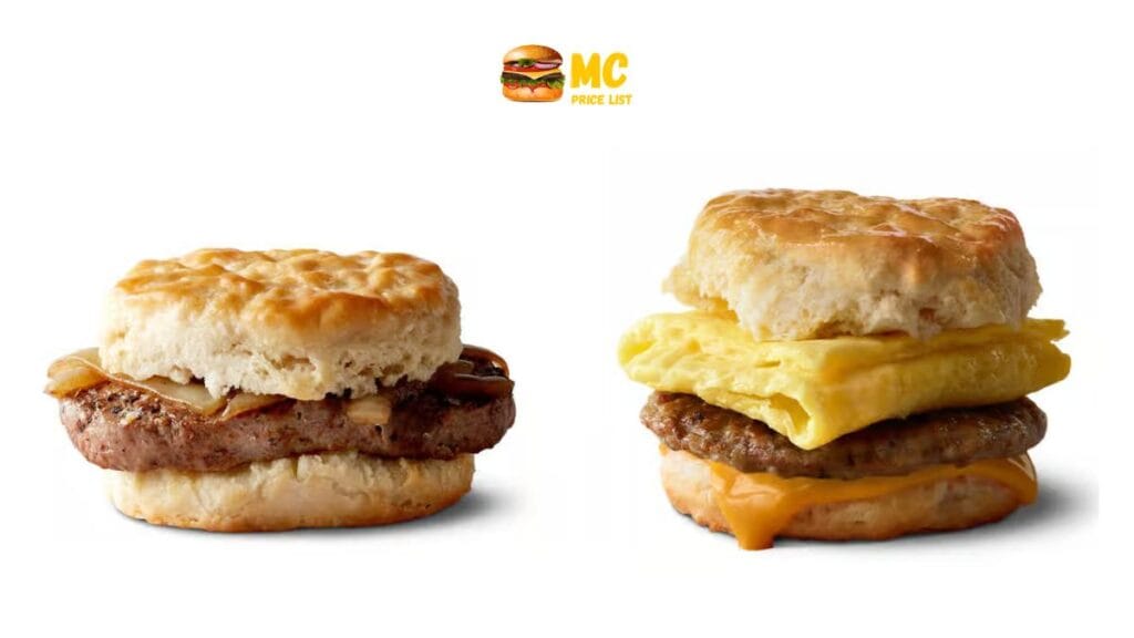 McDonalds Breakfast Biscuit Sandwiches & Prices