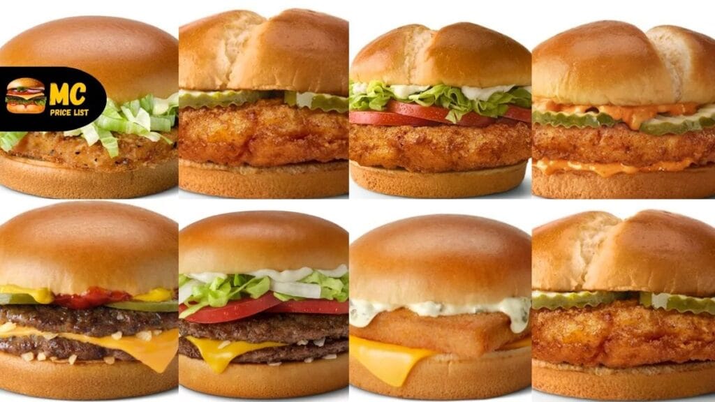 McDonalds Chicken Sandwiches, Strips & McNuggets Menu Prices USA