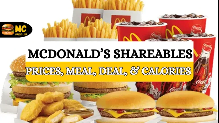 McDonald’s Shareables Prices Guide (2026): Bundles & Deals