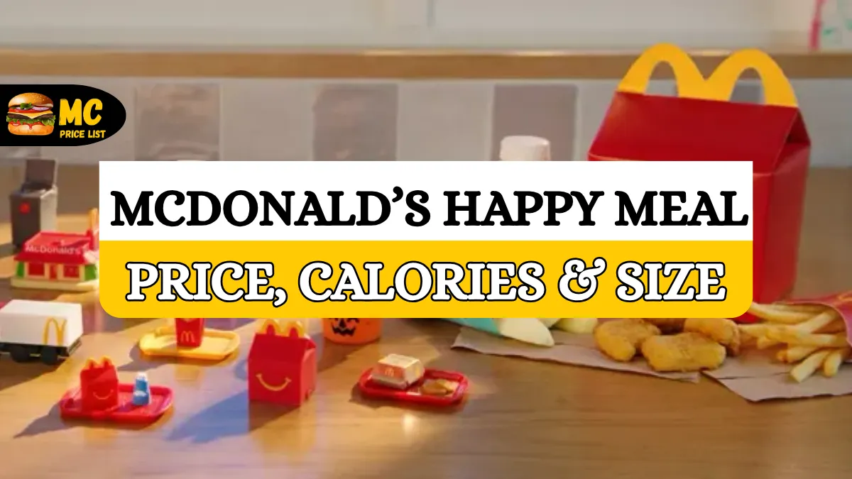 McDonalds Happy Meal Menu Price in USA