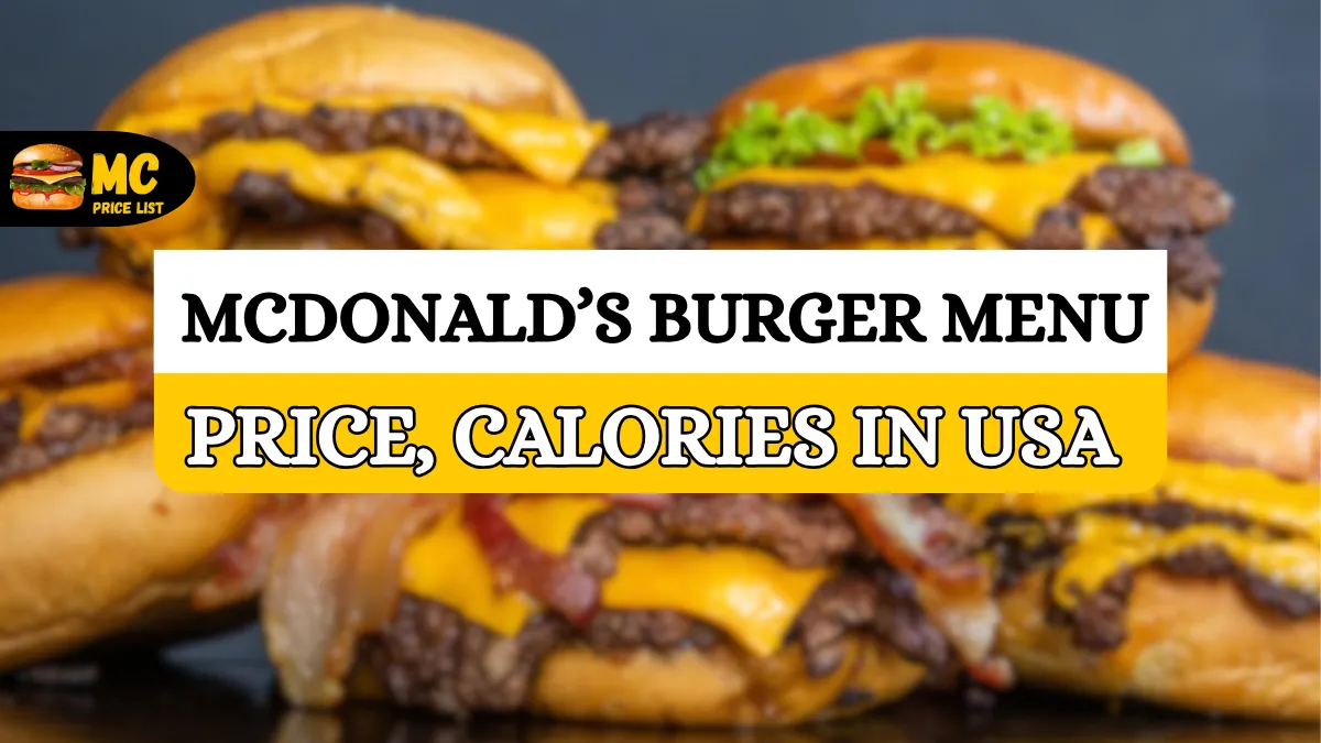 McDonald’s Burger Menu Prices in USA